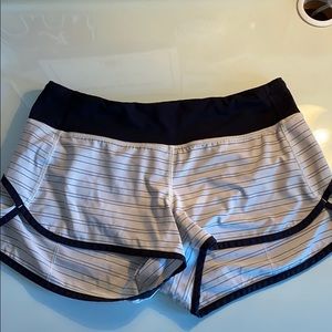 Creme lululemon shorts